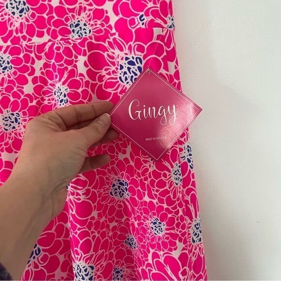 NWT GINGY Hot Pink Dahlia Avalon Modest Swim Skirt - Picture 6 of 6